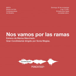 CARTEL ESTRENO NOS VAMOS POR LAS RAMAS- MACA ALICANTE