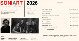 Lumina Ensemble inaugura SoniArt 2026 en el MACA con un monogr&aacute;fico dedicado a Marisa Manchado